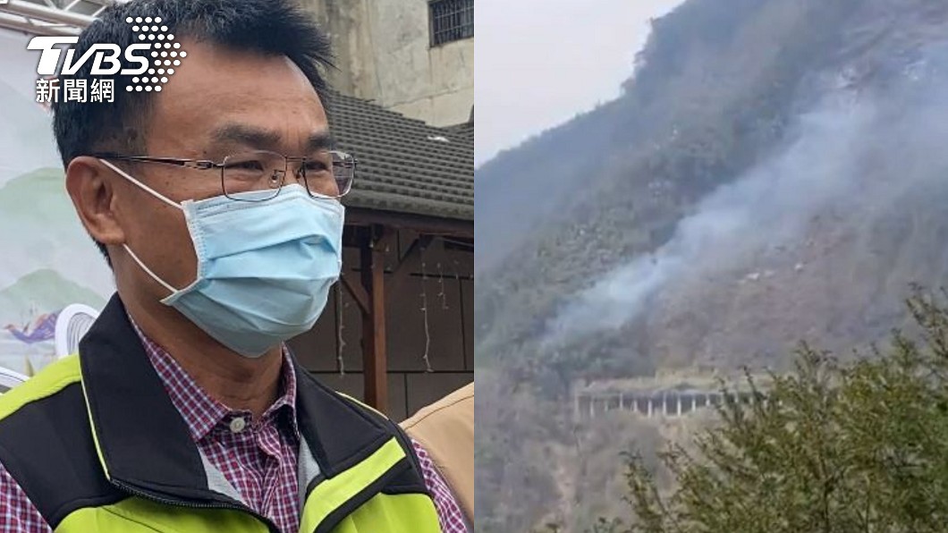 陳吉仲慰問打火弟兄 前腳剛走阿里山又傳燒山