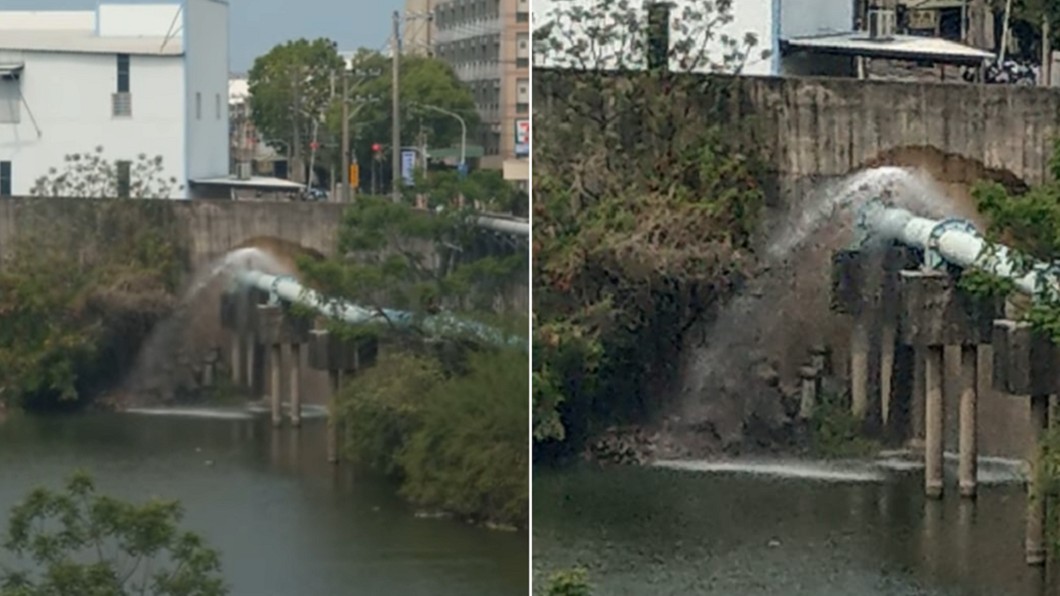 台南爆水管「狂噴7天」！　PO網被罵翻秒修好