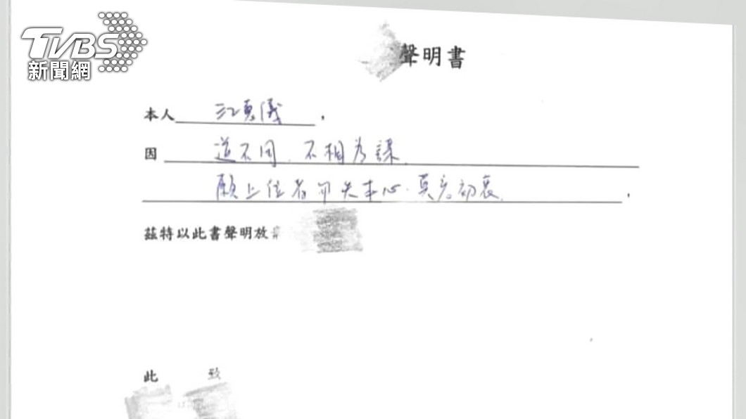 金曲歌后江惠儀退民眾黨。(圖/TVBS)
