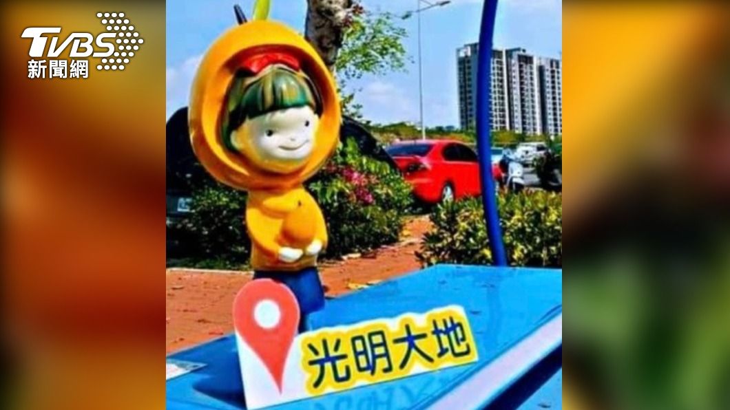 造價10萬元的枇杷公主。（圖／TVBS）
