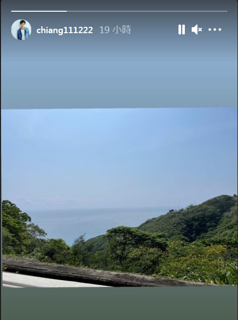 江宏傑在IG限時動態曬出風景照。(圖/翻攝自江宏傑IG)