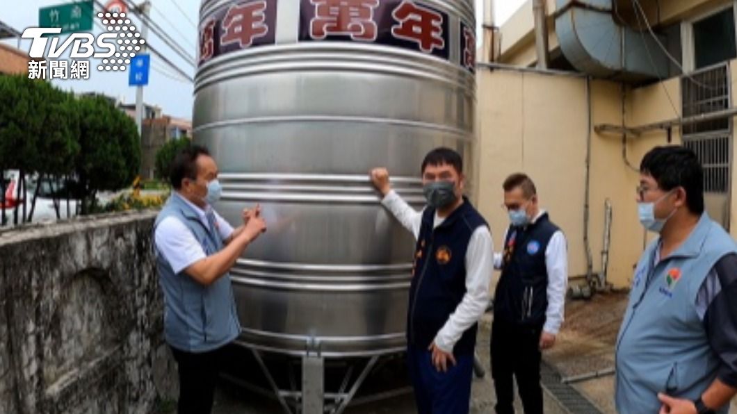 苗栗局部供5停2限水在即 供餐學校增購水塔應急