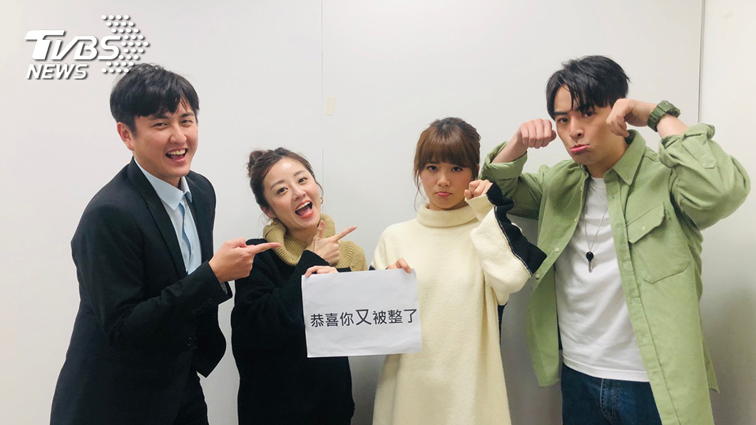 黃靖倫飆罵工作人員 朱宇謀(右一)王上菲(右2)嚇傻。圖/TVBS