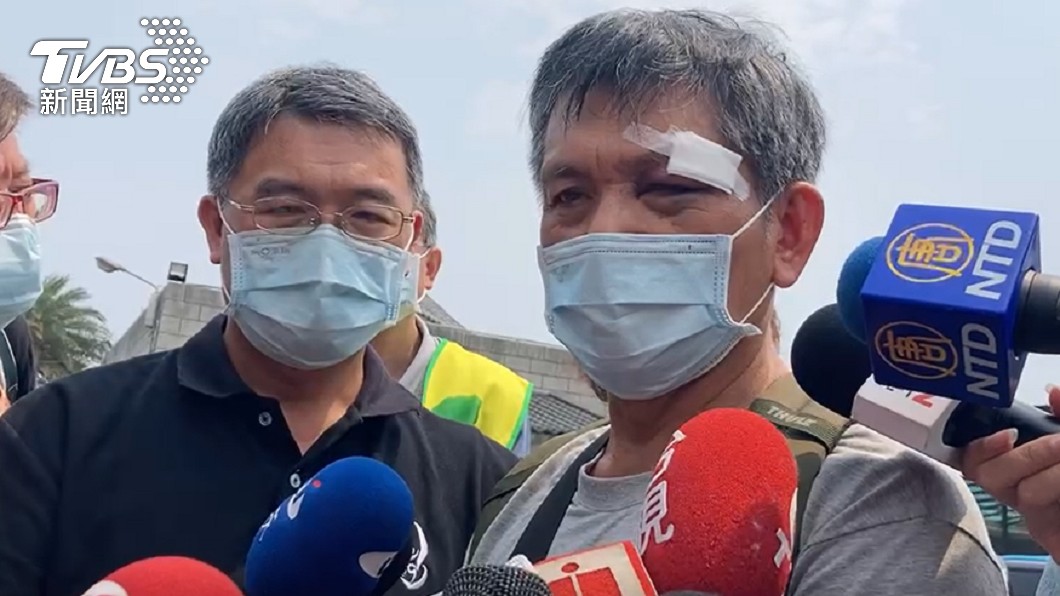 阿公講到後面悲從中來,直接哭了出來。(圖/TVBS)