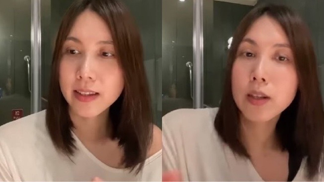 余苑綺露面拍影片,整個人暴瘦一圈。(圖/翻攝自余苑綺臉書)