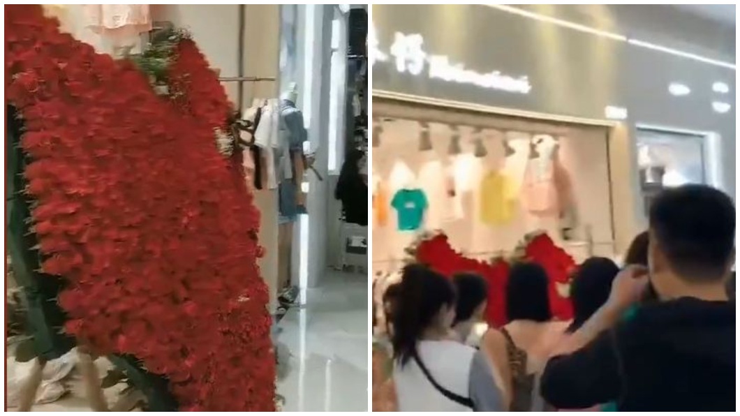 此事引發許多網友圍觀和討論。（合成圖／翻攝自微博）