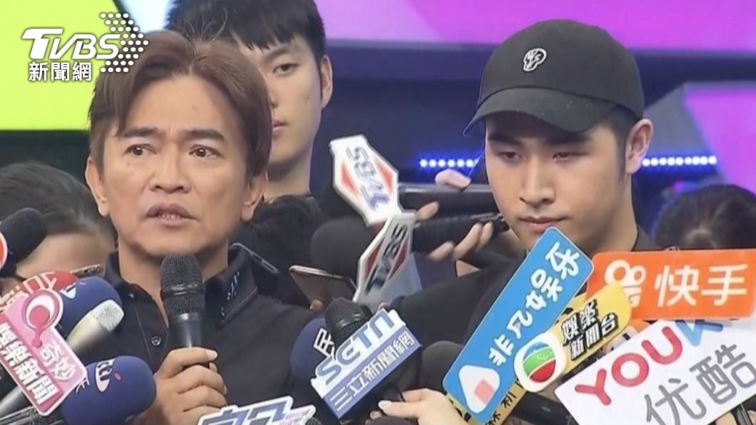 吳宗憲透過螢幕替鹿希派的失言爭議道歉。(圖/TVBS資料畫面)