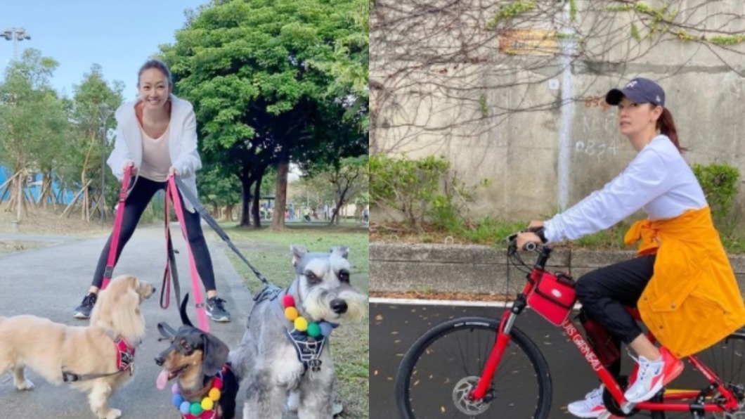 潘慧如養成運動好習慣。(圖/翻攝自潘慧如IG)