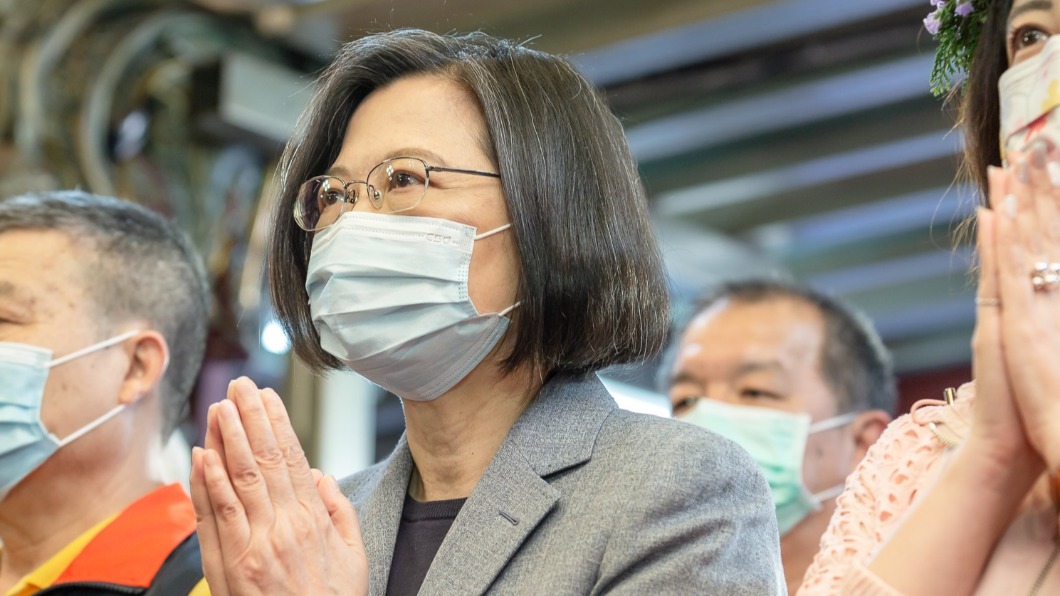 蔡英文時常參與宗教盛事替台灣祈福。(圖/翻攝自蔡英文臉書)