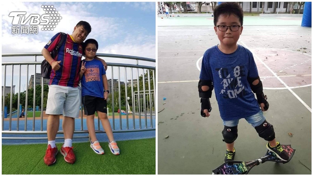 現在兒子已經是10歲的小男孩了。（圖／張姓網友授權提供）