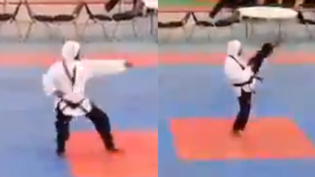 挺8月肚奪跆拳道金牌!非孕婦「踢腿出拳」超強片曝