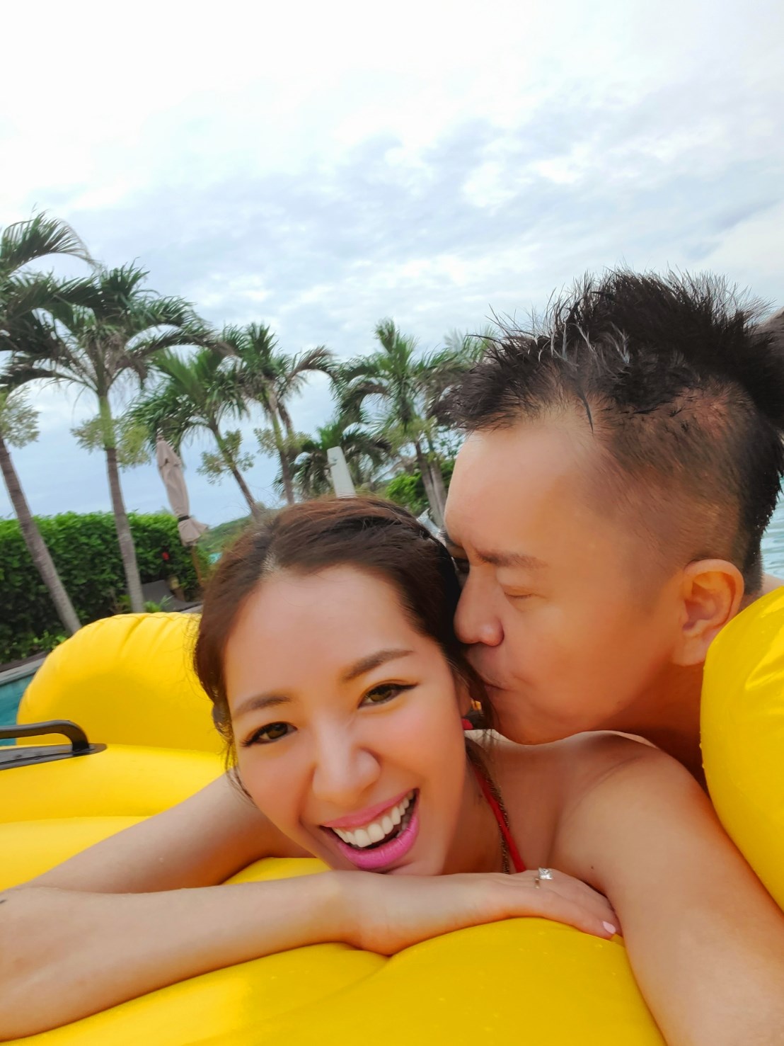 劉伊心與老公林志隆結婚多年。（圖／翻攝自劉伊心臉書） 
