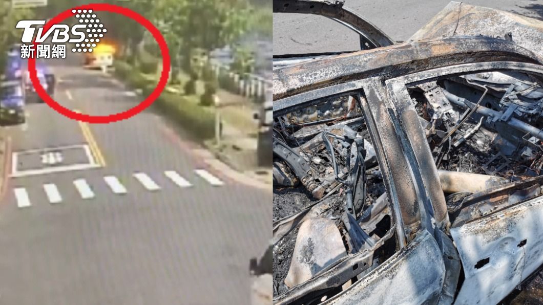 衝撞4車後變火球！目擊者幫救人　肇事駕駛險燒死