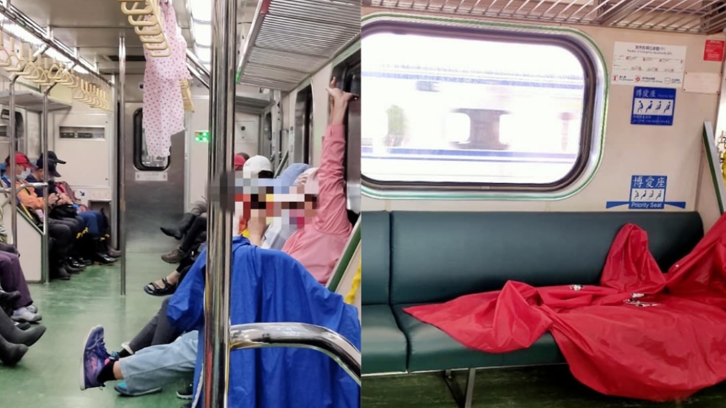有味道!台鐵車廂淪「曬衣場」 登山團狂晾雨衣挨轟