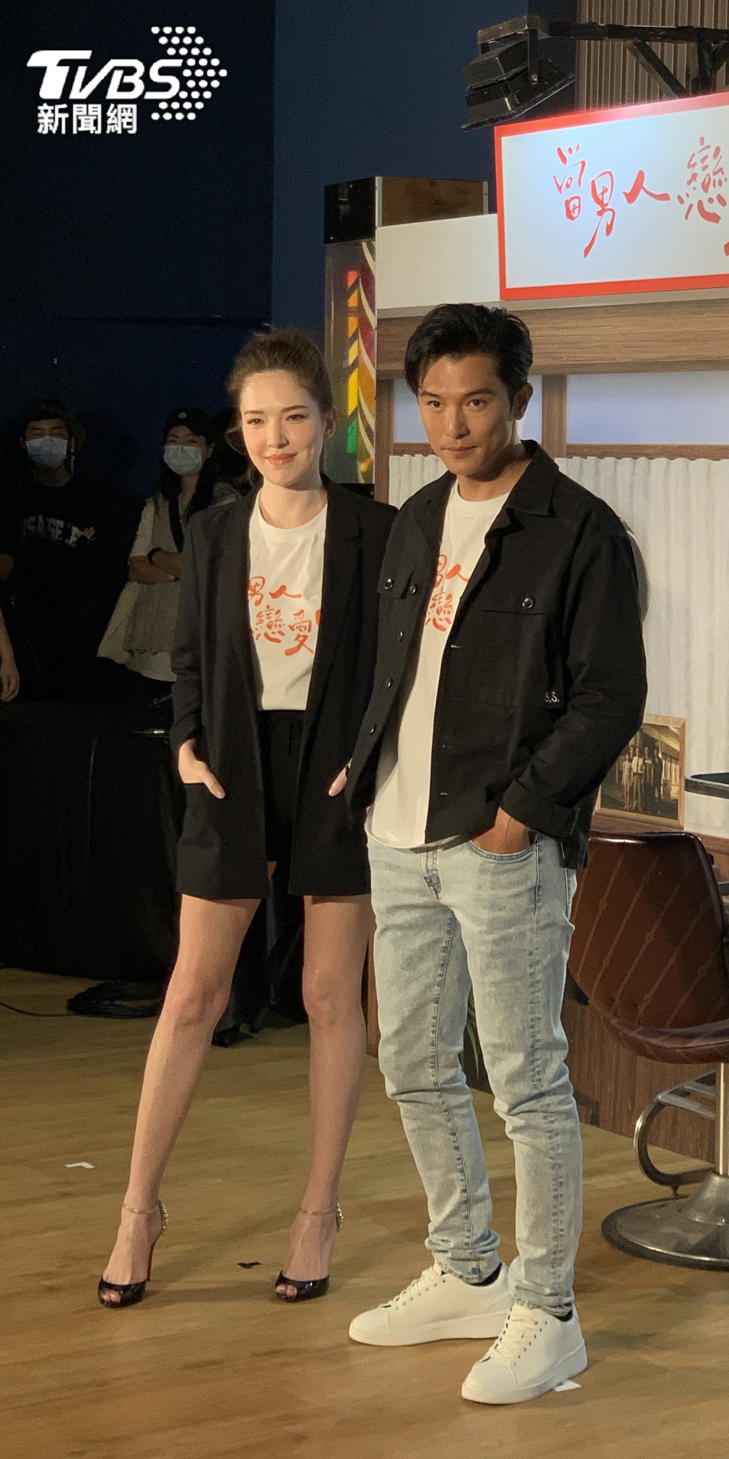邱澤、許瑋甯出席浪漫場景揭幕記者會。(圖/TVBS)