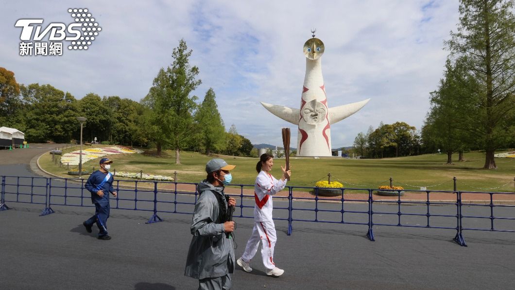 東奧聖火傳遞到大阪 為防疫全程不開放一般觀眾