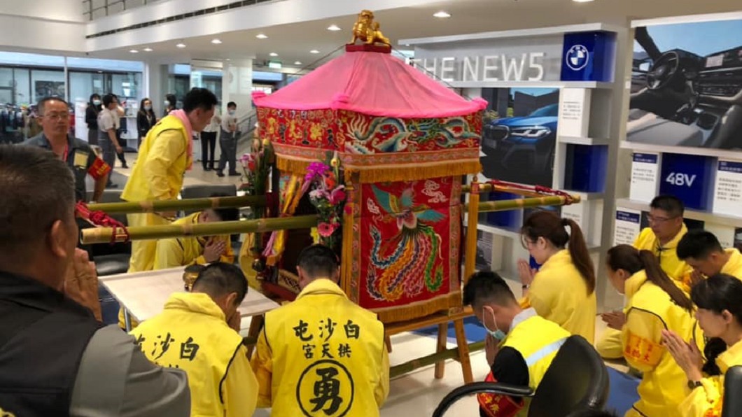 白沙屯媽祖第二次進駐。。(圖/翻攝自白沙屯拱天宮臉書)