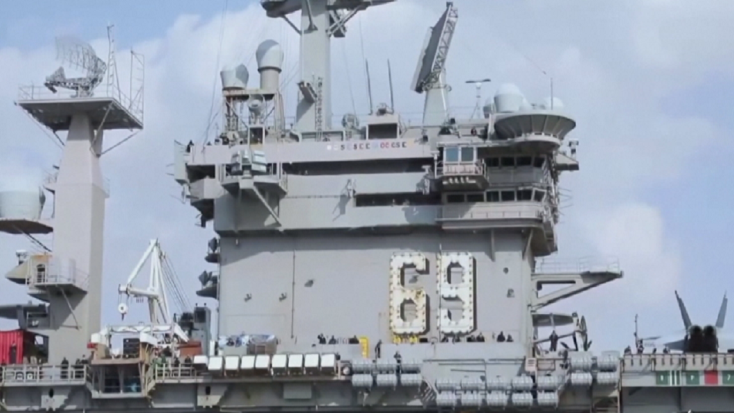 劍指伊朗 美法航空母艦阿拉伯海聯合航行