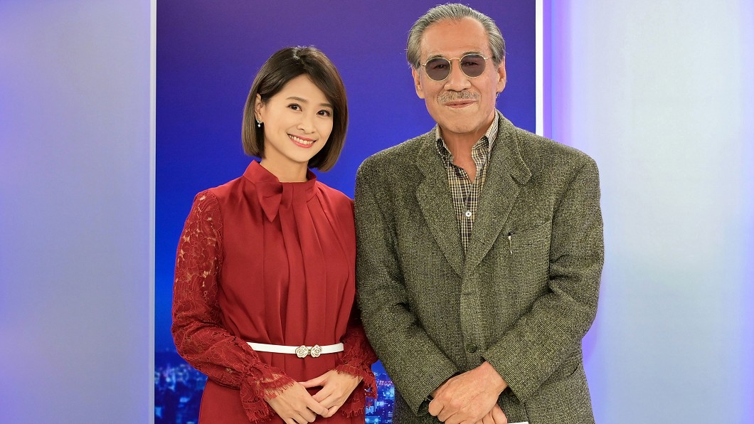 主持人侯乃榕專訪田文仲。(圖/台視提供)