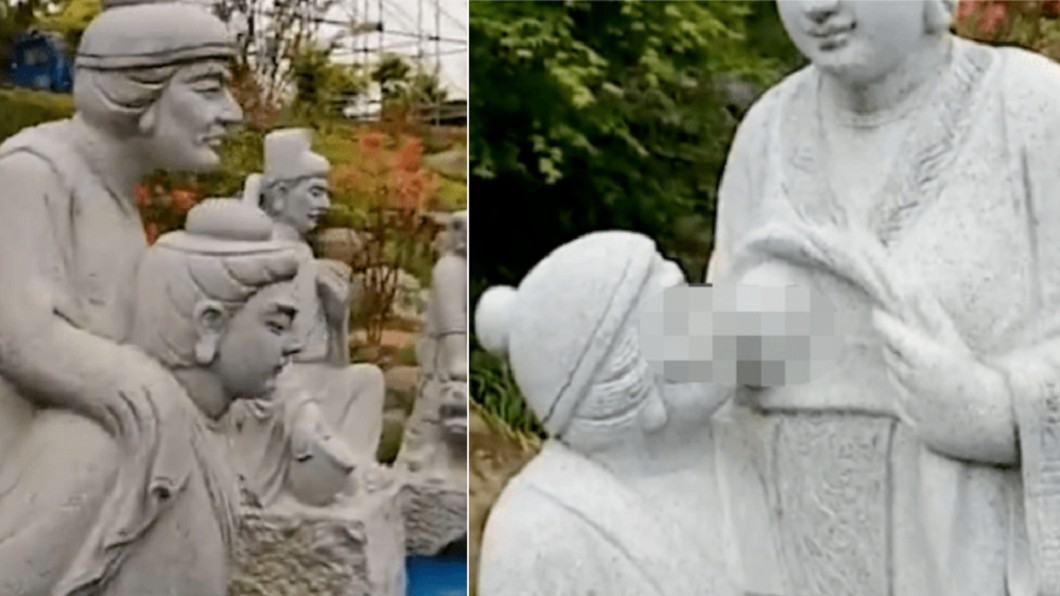 陸雕像「媳婦餵婆婆喝母乳」　檢舉反被嗆：不懂24孝！