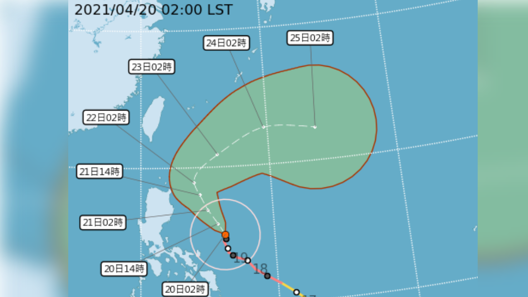 舒力基最新路徑預測 環流雲雨帶移入 明6地有望降雨