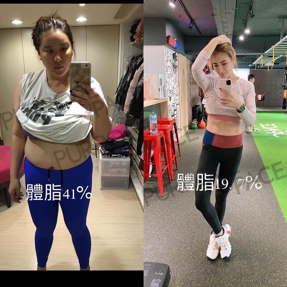 小禎被爆為新歡減肥,效果驚人。(圖/翻攝自小禎臉書)