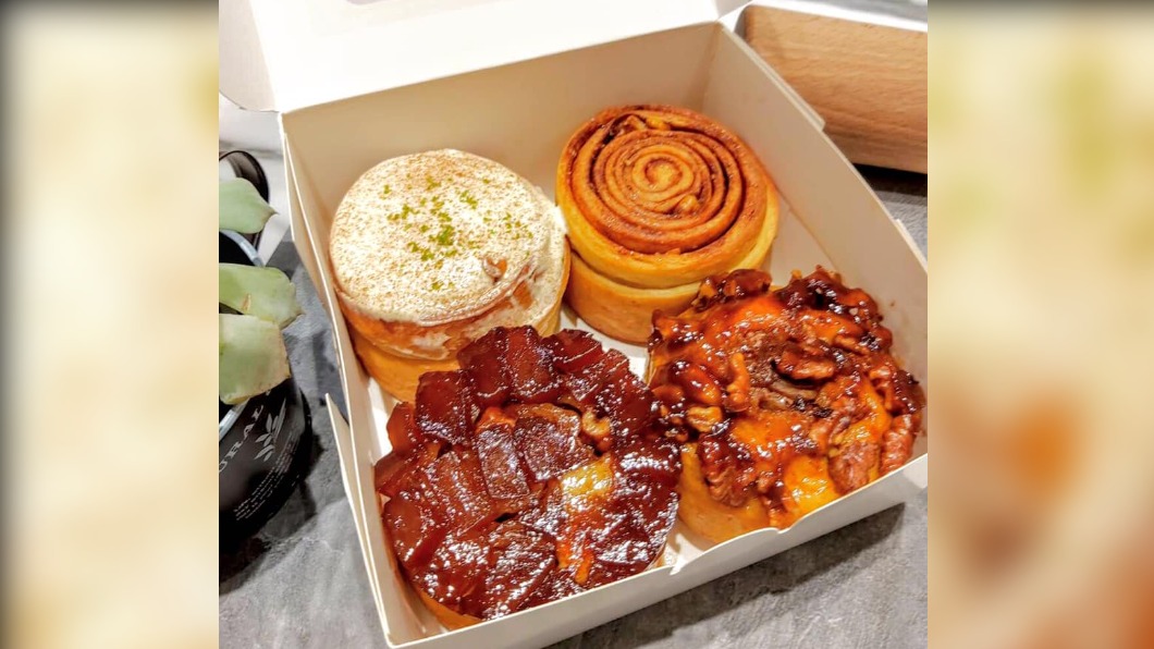 肉桂捲市集一次集結多家人氣夯店。(圖/翻攝自亮采烘焙坊臉書)