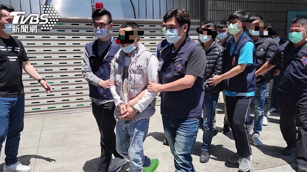 北市警方強力掃蕩黑幫，針對犯罪集團進行嚴格查緝。（圖／中央社）
