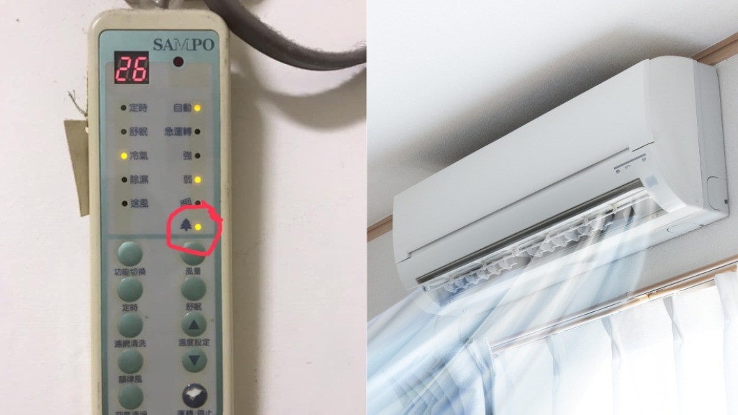 長知識!冷氣遙控器「樹木燈號」狂閃 內行揭神奇功用