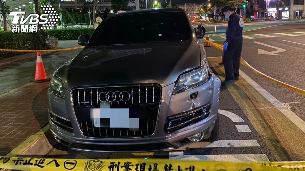 林女駕車在醫院附近被尋獲。(圖/TVBS)