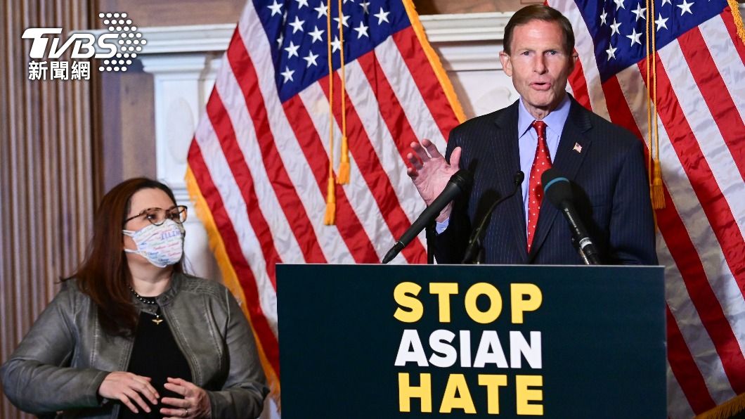 美國參議院在22日通過「新冠仇恨犯罪法案」(COVID-19 Hate Crime Act),保護亞裔人士不受仇恨及攻擊。(圖/達志影像路透社)