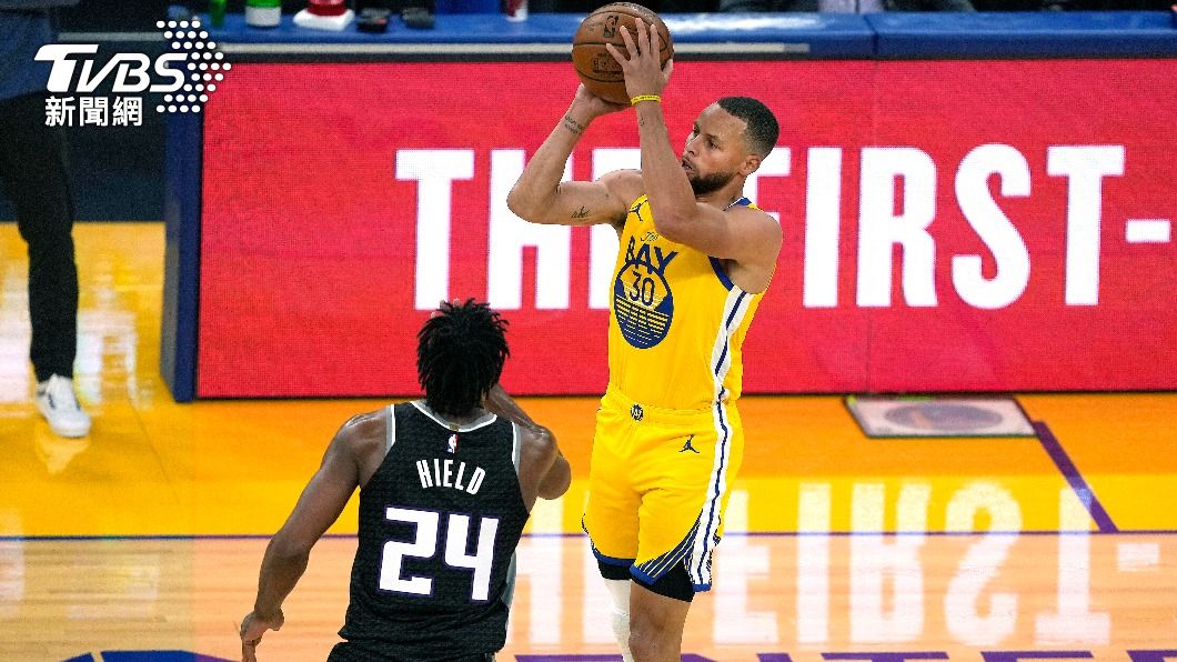 NBA勇士柯瑞。（圖／達志影像美聯社）