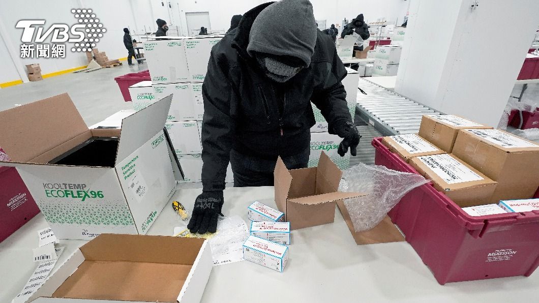 美國已將疫苗依人口數分配至各州，但各地施打狀況不一。（圖／達志影像路透社）