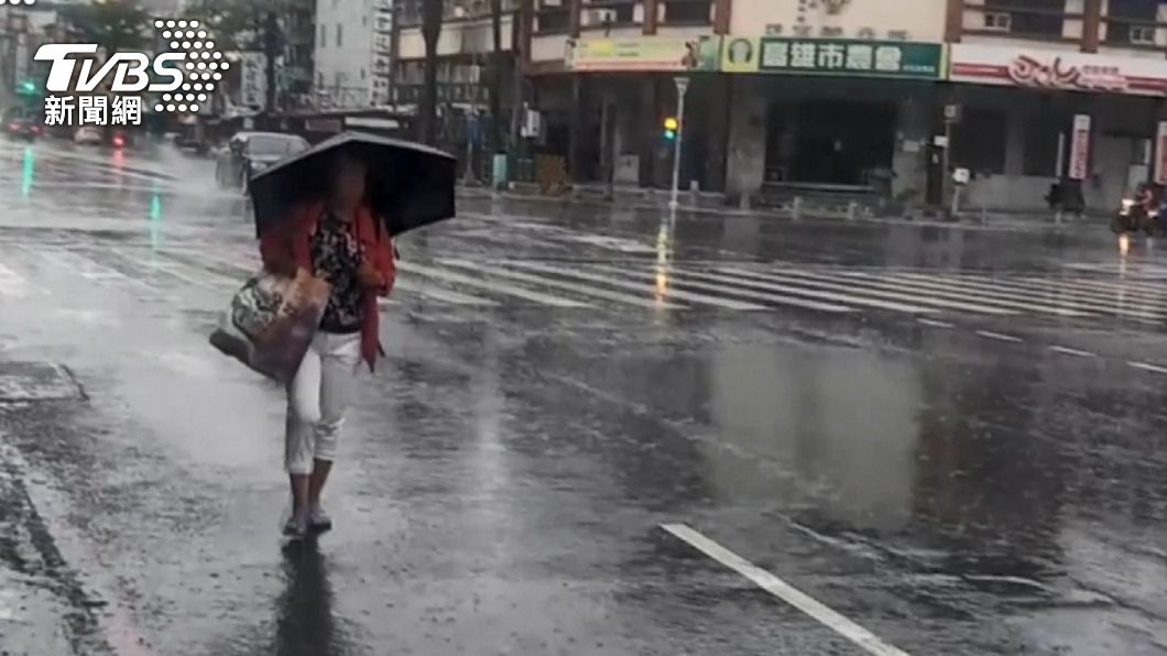 鋒面白天接近晚上通過　北部防較大雨勢