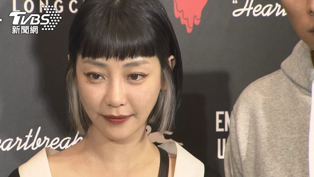 女藝人謝欣穎。(圖/TVBS)