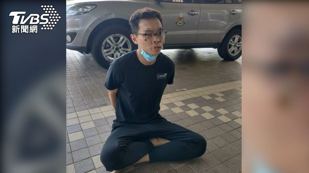 殺警案犯嫌許淳凱馬國遭逮。（圖／TVBS）
