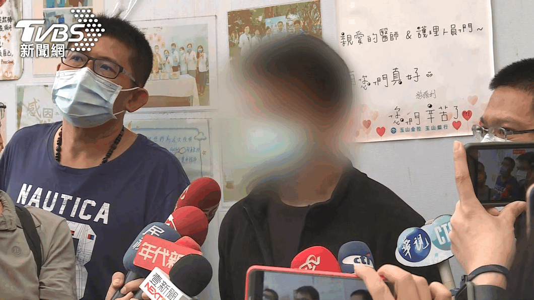 男童父親期盼兒子病情能盡快好轉。(圖/TVBS)