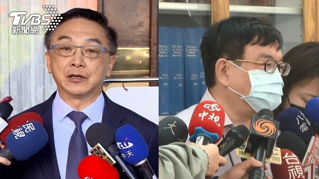 陳宜民(左)、黃立民(右)分別對此次染疫事件表達看法。(圖/TVBS資料畫面)