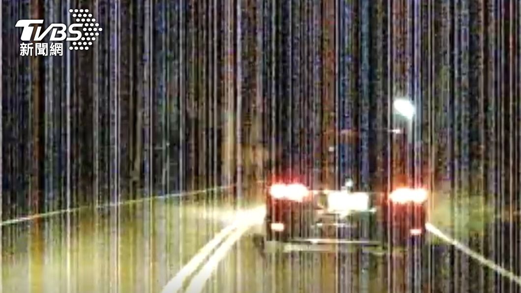 張嫌偷車為規避攔檢狂飆80公里。(圖/TVBS)