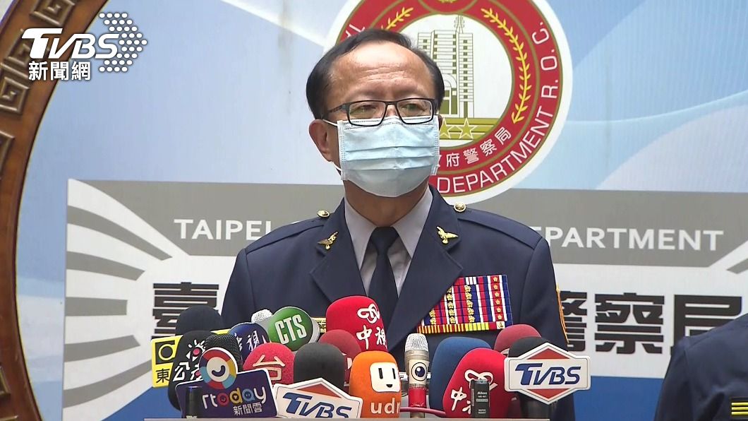 台北市警察局長陳嘉昌。(圖/TVBS)