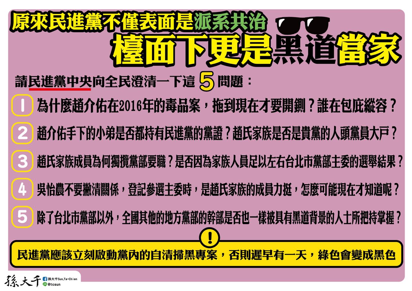 (圖/翻攝自孫大千臉書)