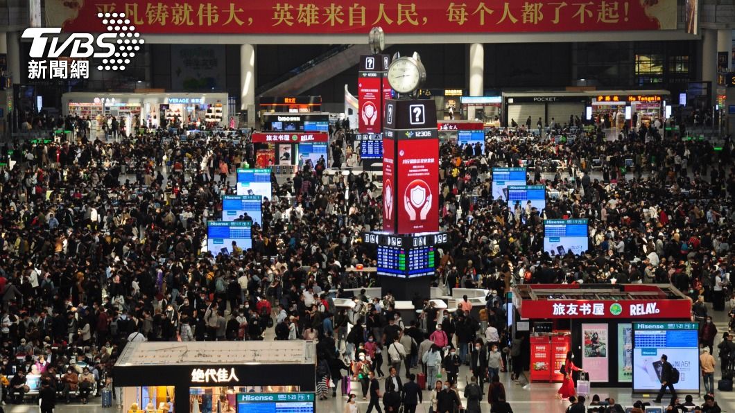 長假延後返鄉效應 大陸五一鐵路運量創歷史新高