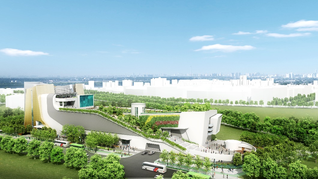 台中「中台灣電影中心」座落於水湳智慧城。(圖/翻攝自台中市政府官網)