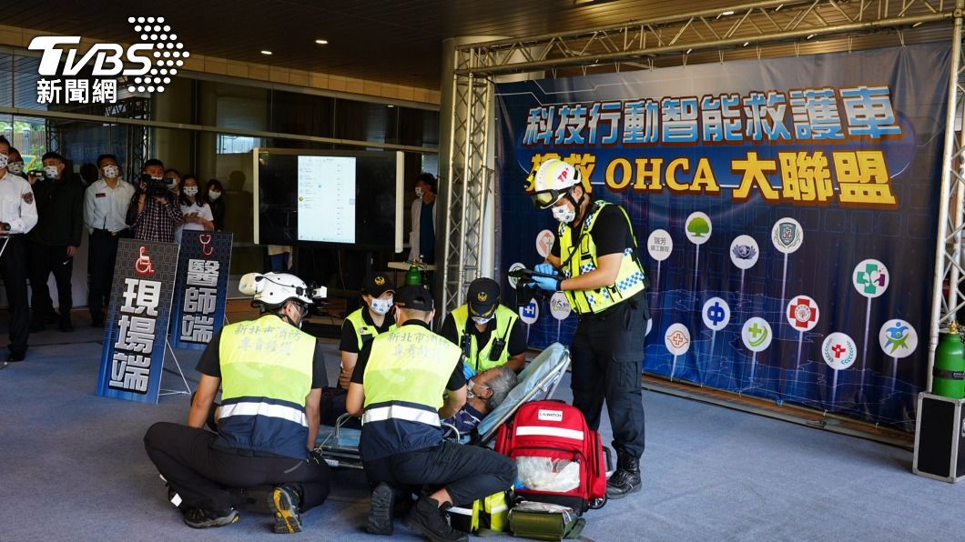 搶救OHCA 新北100輛「科技行動智能救護車」上線