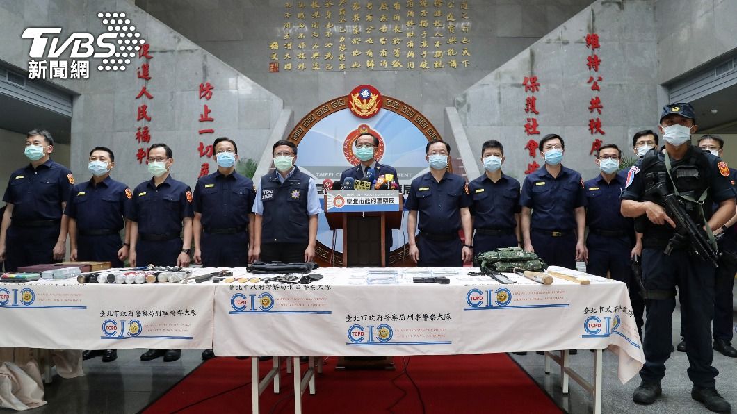 北市警檢肅黑幫 陳嘉昌率14分局長宣示掃黑決心