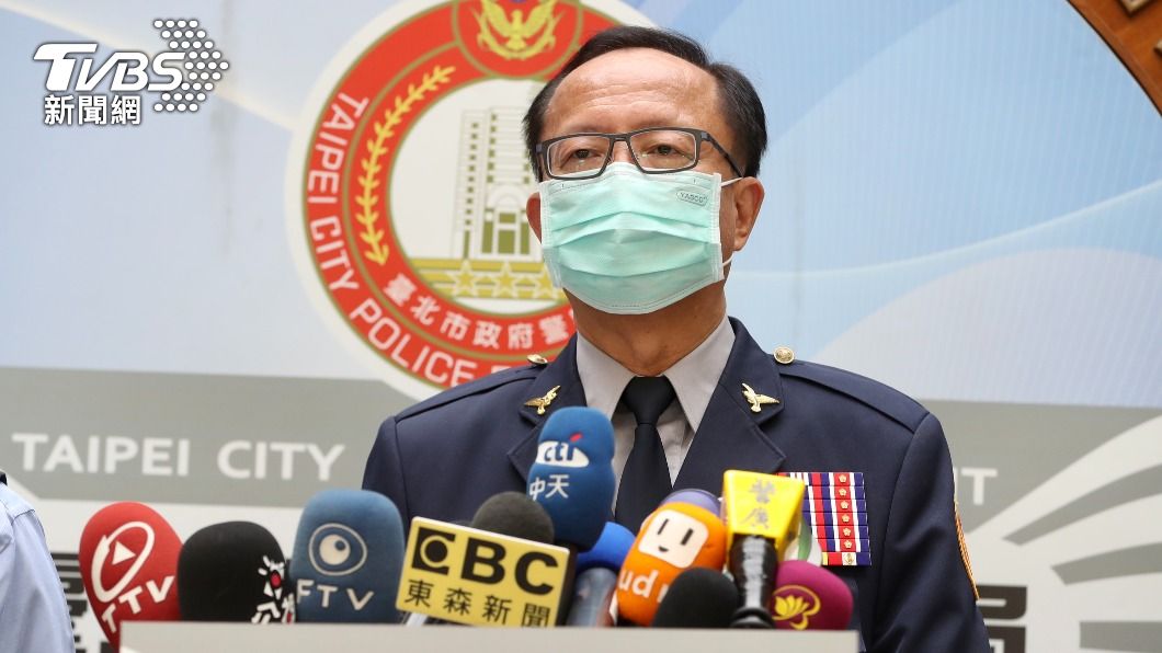 北市警察局長陳嘉昌。（圖／中央社）