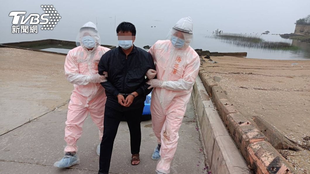 1名陸籍男子企圖偷渡。（圖／中央社）