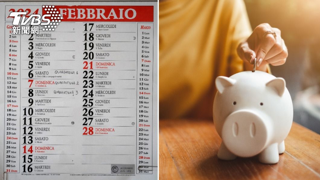 月曆存錢法可更有效的控管金錢支出。(示意圖/shutterstock達志影像、達志影像路透社)