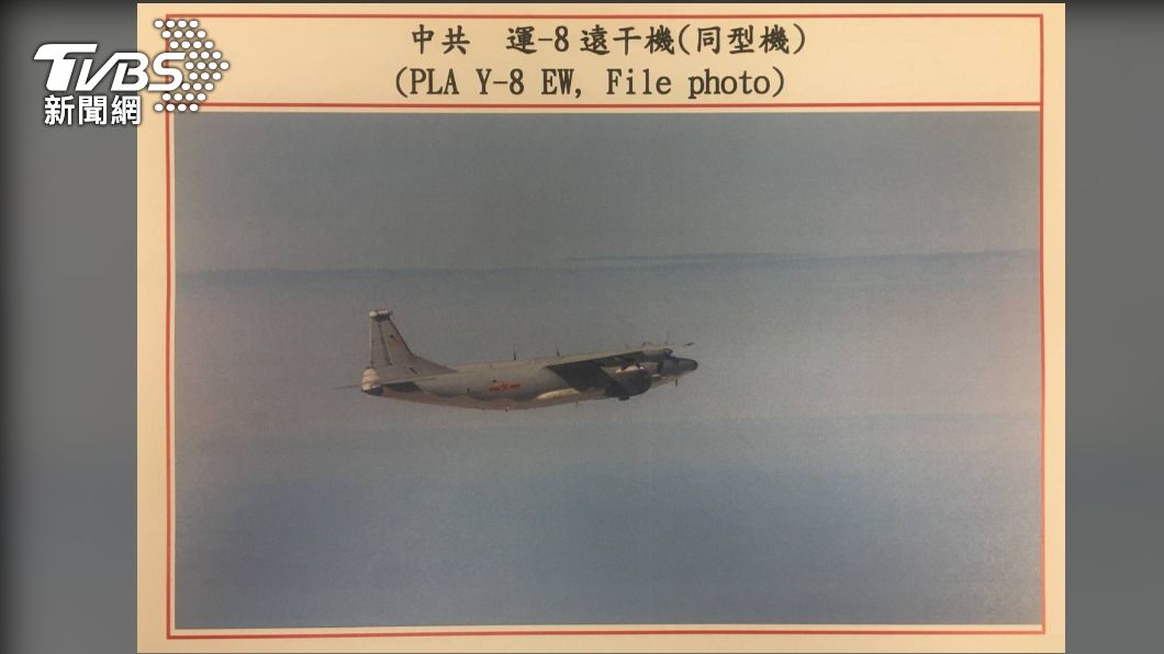 共機持續干機侵擾台灣西南防空識別區(圖/國防部)