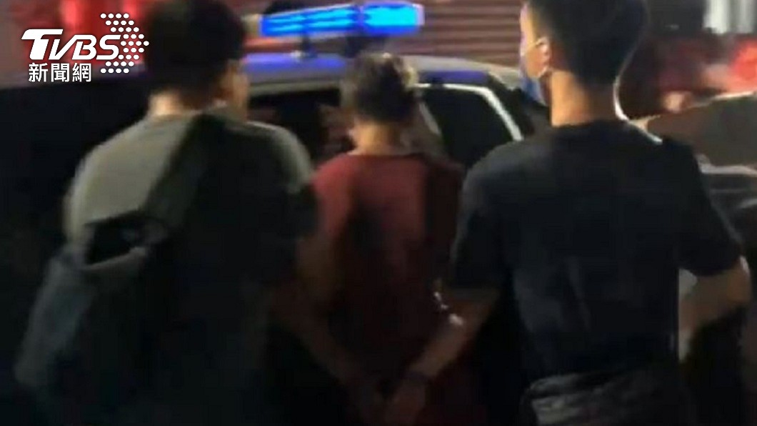 警方獲報後不到2小時就將嫌犯逮捕歸案。(圖/TVBS)